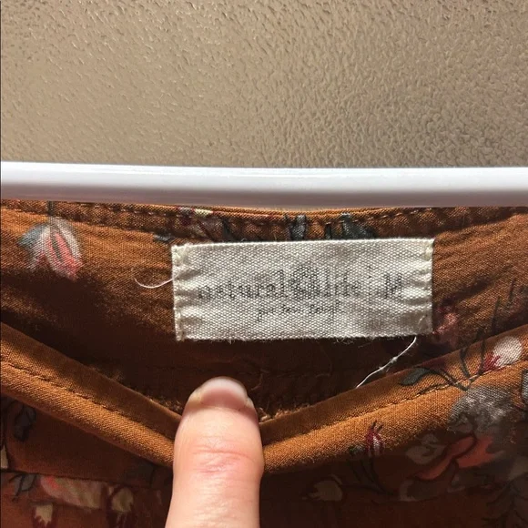 NATURAL LIFE Floral Brown Maxi Dress - Picture 2 of 2